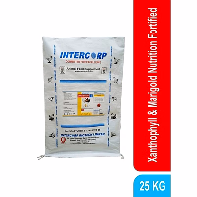 intercorp - ultramix layerguard - balanced nutrition fortified with xanthophyll & marigold