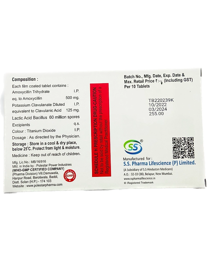 Amoxycillin and Potassium Clavulanate tablet-2