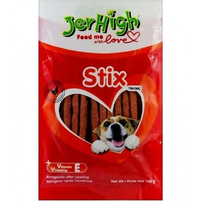 Jerhigh Stix 100g Made Of Real Chicken Meat