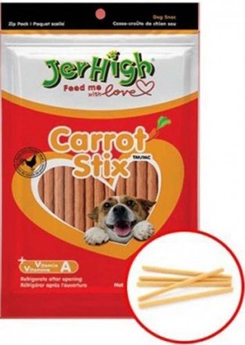 Jerhigh Carrot 100g Made Of Real Chicken Meat-1076