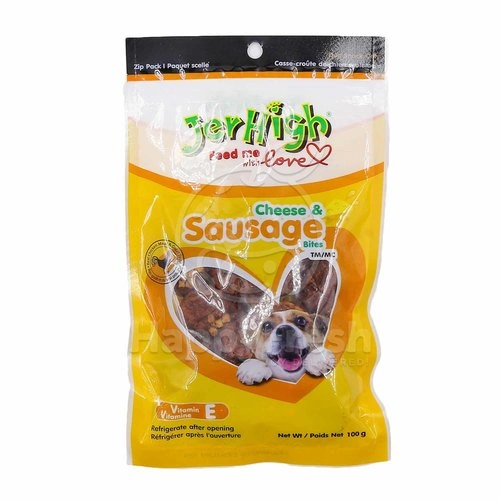 Jerhigh Cheese &amp; Sausage 100g Made Of Real Chicken Meat-1077