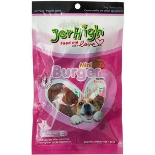 Jerhigh Mini Burger 100g Made Of Real Chicken Meat