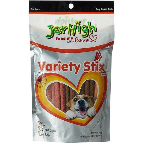 Jerhigh Variety Stix 200g Made Of Real Chicken Meat-1079