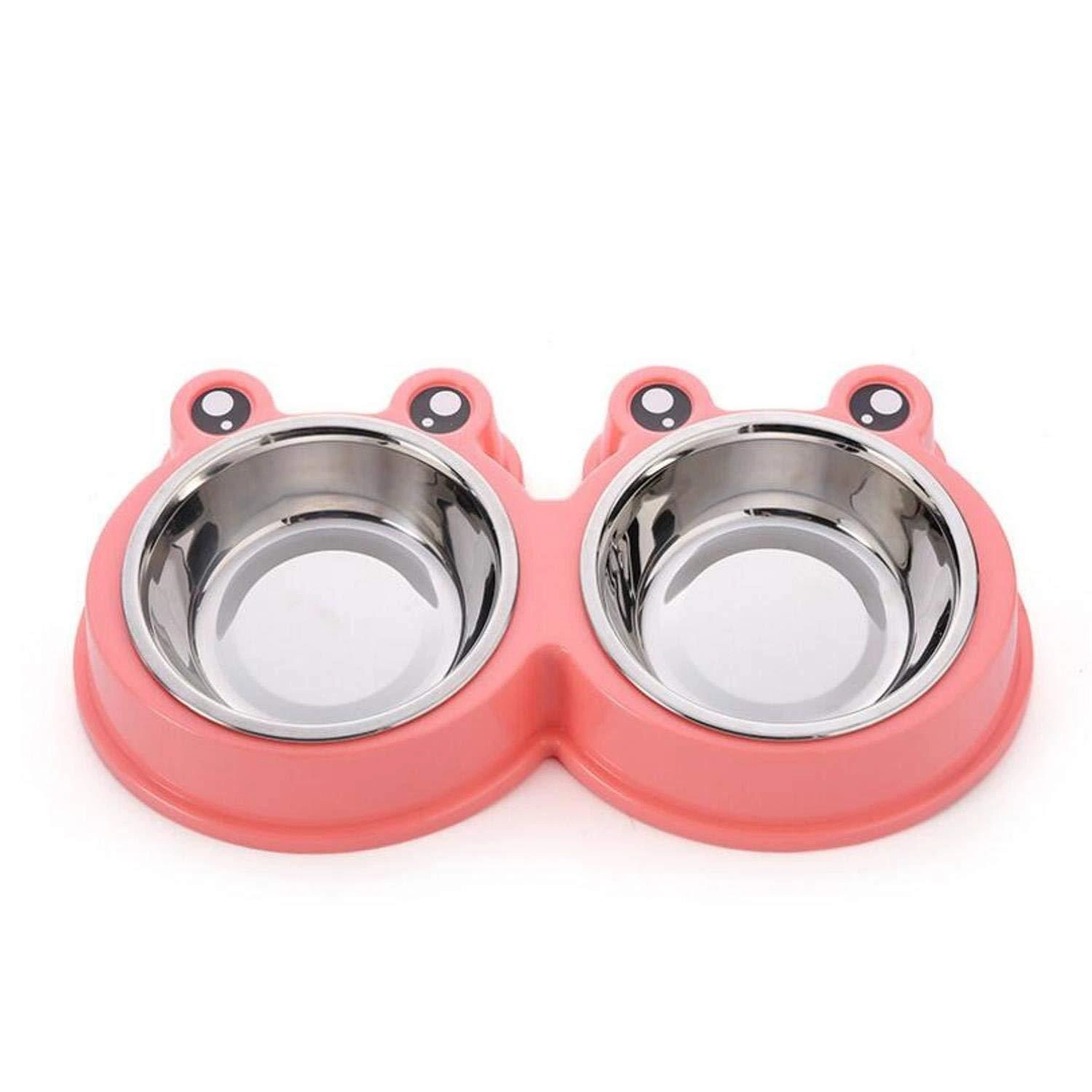 Stainless Steel Double Food and Water Bowl-1145