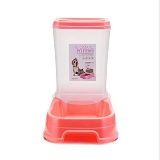 Emily Pets Automatic Pet Feeder Small&Medium Pets Automatic Food Feeder and Water,Travel Supply Feeder and Water Dispenser for Dogs Cats Pets Animals