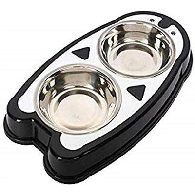 Emily Pets 2 in 1 Food and Water Stainless Steel Bowl Set for Dog