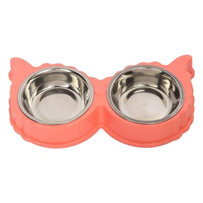 Emily Pets Emily Pets Stainless Steel Removable Anti Slip Food and Water Dog Bowl for Dog and Cat