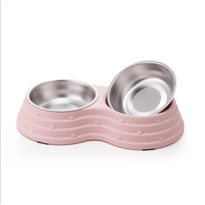 Emily Pet Kennel Dog Feeder Drinking Bowls for Dogs Cats Pet Food Bowl, Feeder Bowl for Dog Bowl Food Bowl Dog