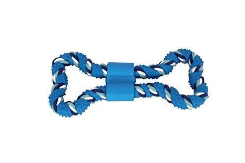 Non-Toxic Durable Teething Playing Dog Tug Toy Chew Toy for Dog Puppy (Blue)-1268