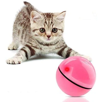 Electric USB Rechargeable LED Light Toy Ball for cat