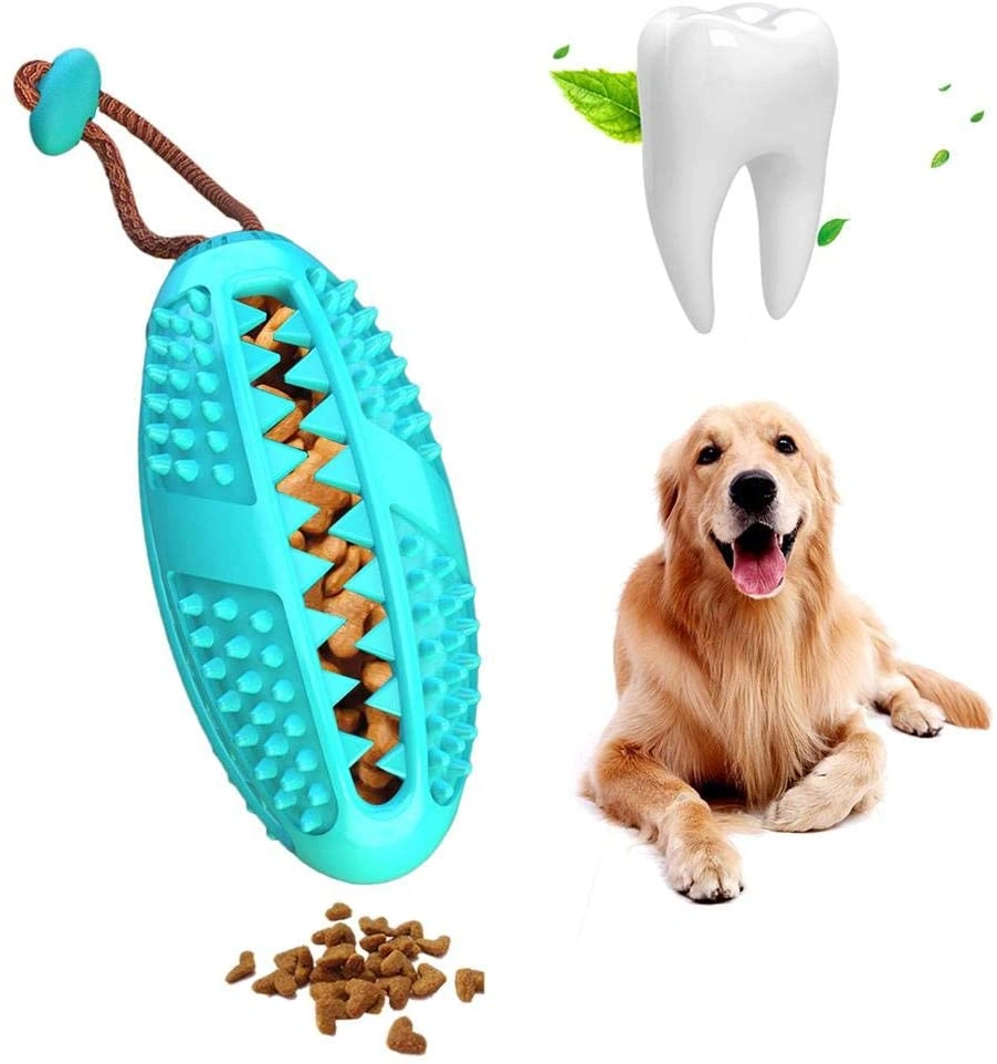 Emily Pets Dogs Chew Toys Ball,Durable Dog Toy for Aggressive Chewers Toothbrush, Small Medium Rope Toys Puppy Teeth Cleaning,Chewing,Training IQ and Interactive Food Treat Dispensing-1320