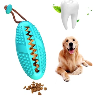 Emily Pets Dogs Chew Toys Ball,Durable Dog Toy for Aggressive Chewers Toothbrush, Small Medium Rope Toys Puppy Teeth Cleaning,Chewing,Training IQ and Interactive Food Treat Dispensing