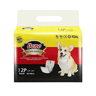 Dono Disposable Dog Diapers Male Dog Wraps Disposable Dog Diapers