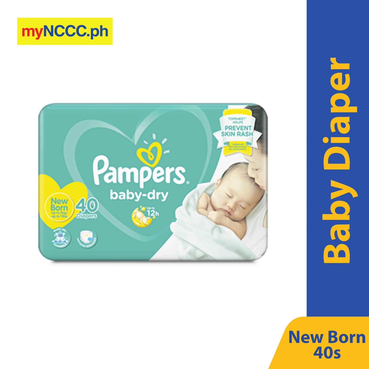 Pampers Diaper Baby-Dry Newborn 40's