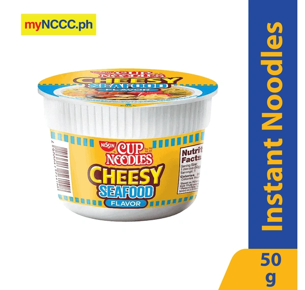 Nissin Mini Cup Cheesy Seafood 50g Tagum Mall