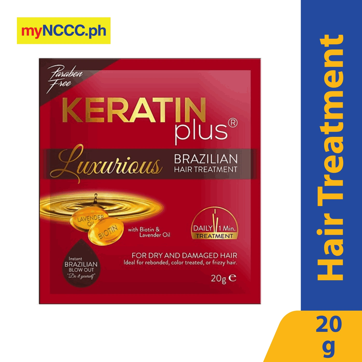 Keratin Plus Luxurious Brazilian Hair Treatment 20g - | Tagum Mall