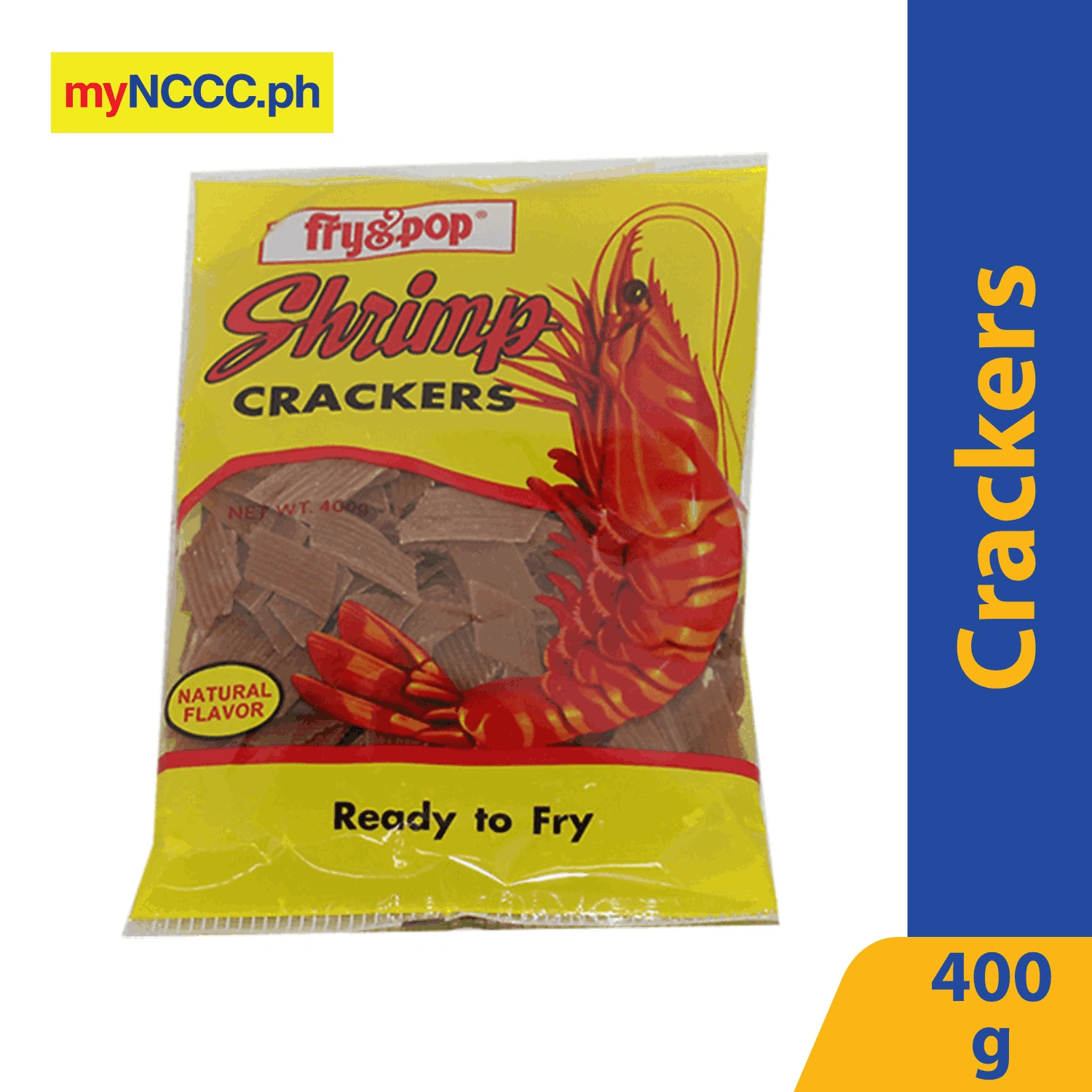 Fry And Pop Shrimp Crackers 400g Tagum Mall