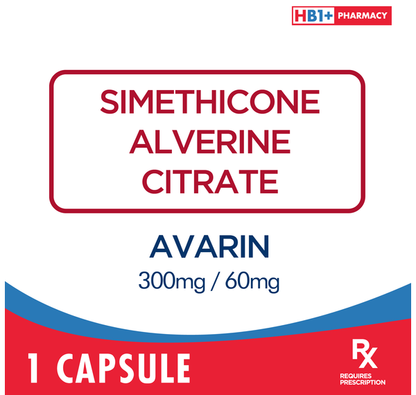 Avarin 300mg / 60mg Capsule - | Tagum Mall