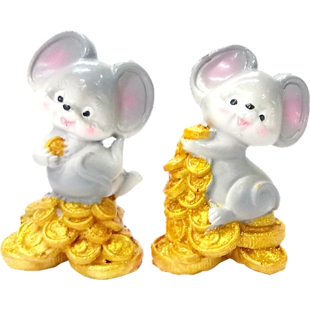 Rat Figurine (Big) with coins HSALE-8 CM-2