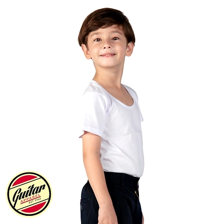Guitar T-shirt White-38-White-100% Cotton-3