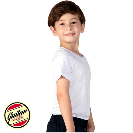 Guitar T-shirt Skipper White-38-White-100% Cotton-2