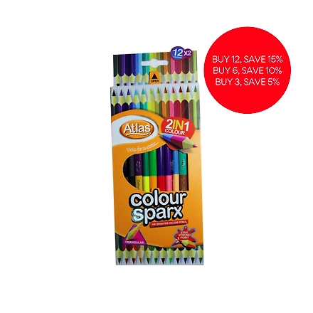 Atlas 12 Color Pencil Sparx Bi Colours-11367365