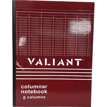 Valiant Columnar Notebook 8-11020358