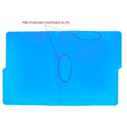 Evo Plastic Folder Short-Sky Blue-1