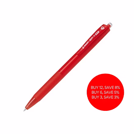 Pilot Retractable Ballpen Red-1 pc.-1