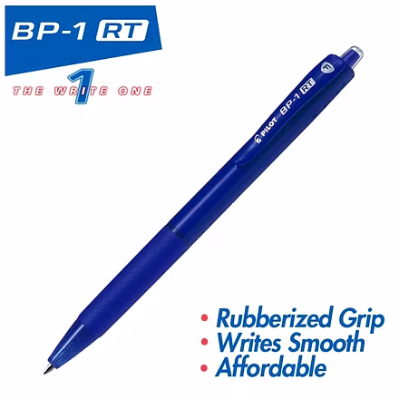 Pilot Retractable Ballpen Blue-1 pc.-2