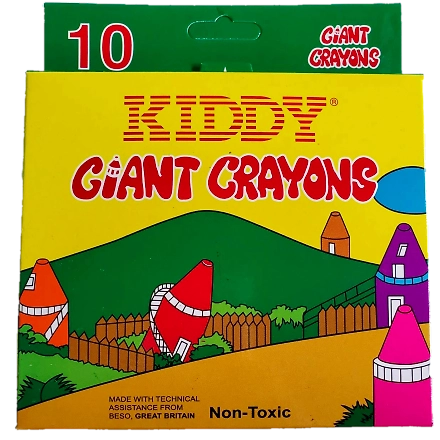 Kiddy Giant Crayons-10S-1