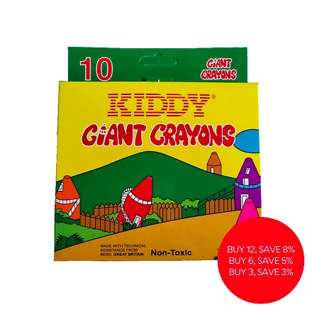 Kiddy Giant Crayons-10S-2