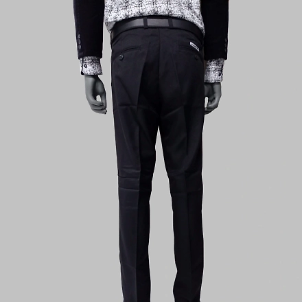 Myth Office Dress Slim Fit Solid Pants for Men-11446328