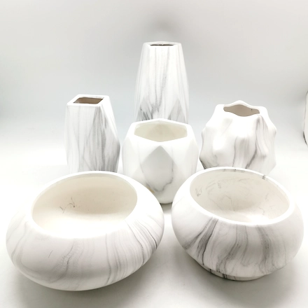 Home Décor White Cermic Vase HS-11554401