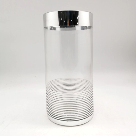 Home Décor Silver Glass Vase HS-11554801
