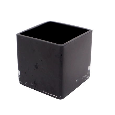 Glass Square Black Medium GA89-12HC_125 Vase HS-11554787