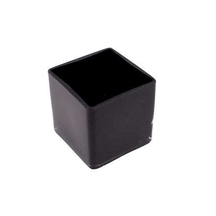 Glass Square Black Medium GA89-12HC_125 Vase HS-Black-Medium-GA89-12HC_125-1