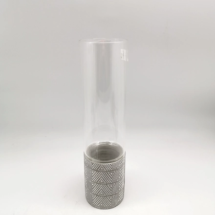 Home Décor Clear Cermic Vase HS-11570702
