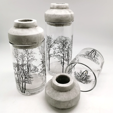 Home Décor Clear Glass Vase HS-11554825