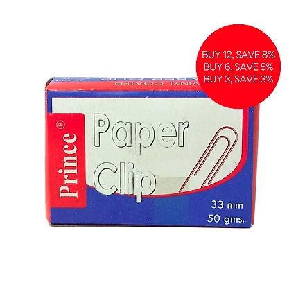 Prince Paper Clip Vinyl Coated-1
