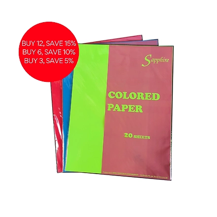 Colored Paper 20'S-1