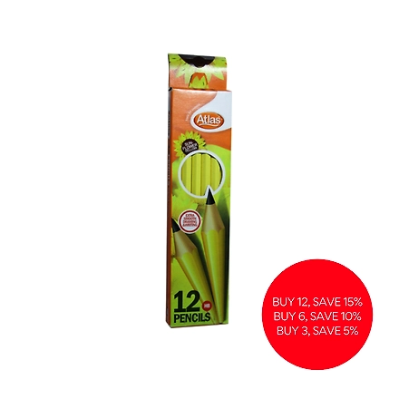 Atlas Pencil Sun Yellow 12P-11367462