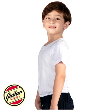 Guitar T-shirt Skipper White-34-White-100% Cotton-1
