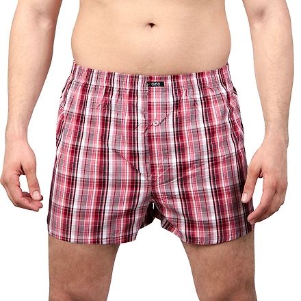 Guitar Men's Boxer Shorts-Red-Extra Large-100% Cotton-1
