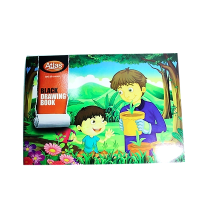 Atlas Black Drawing Book Small-11367232