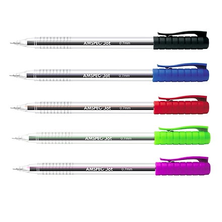 Amspec Ballpen Jot Red .7Mm-11390921