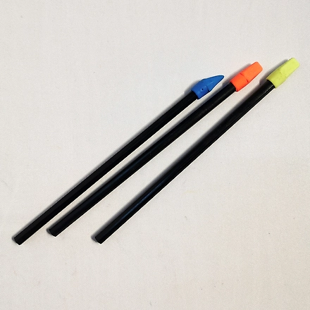 Pencils Pack Of 3 Black With Pencil Toppers-10998806