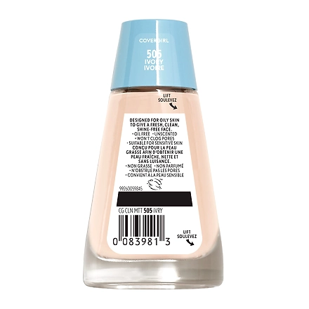 Covergirl Clean Matte Liquid Foundation Ivory-Covergirl-Clean Matte-Ivory-2