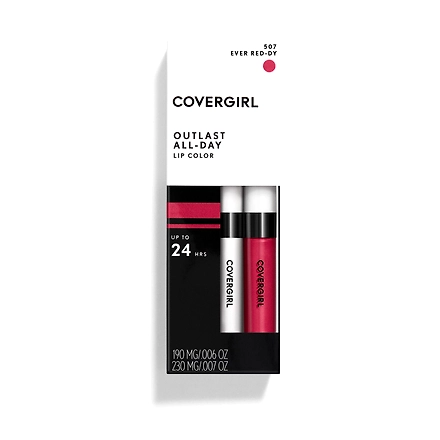 Covergirl Outlast All-Day Lip Color with Topcoat Ever Red-Dy-11537143