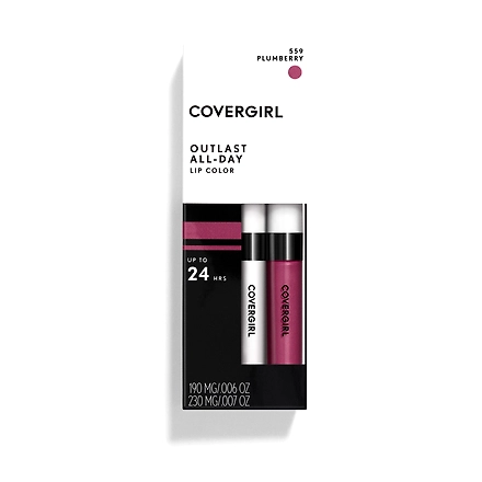 Covergirl Outlast All-Day Lip Color with Topcoat Plum Berry-11537145